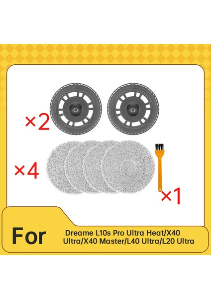 Paspas Parantez Dreame L10S Pro Ultra Isı, X40 Ultra, X40 Ana, L40 Ultra, L20 Ultra Robotlu Süpürge Paspas Plakaları (Yurt Dışından) modelleri