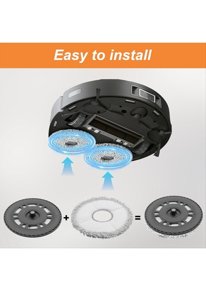 Paspas Parantez Dreame L10S Pro Ultra Isı, X40 Ultra, X40 Ana, L40 Ultra, L20 Ultra Robotlu Süpürge Paspas Plakaları (Yurt Dışından) indirimleri