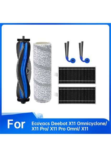 Ecovacs Deebot Için X11 Omnicyclone/ X11 Pro / X11 Pro Omni / X11 Elektrikli Süpürge Ana Yan Fırça Filtre Tamburu (Yurt Dışından) modelleri