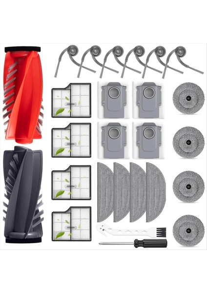 Aksesuarları Kiti Roborock Saros 10 / G30 Robotlu Süpürge Yedek Parçaları (Yurt Dışından)