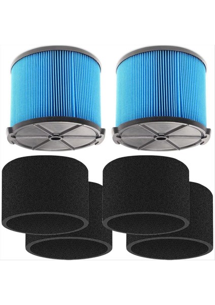 VF3500 Filtre + VF3500 Filtre Süngeri Için Fit Ridgid 3-4. 5 Galon Islak / Kuru Vakum WD3050, WD4070, WD4080, WD4522 (Yurt Dışından) modelleri