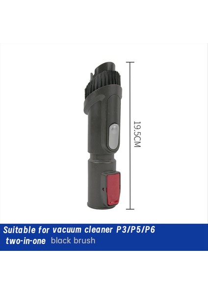 2-In - 1 Fırça Midea Için P3/p6 / P5 Elektrikli Süpürge Yedek Yumuşak Fırça Midea Için P6 / P5 / P3 Elektrikli Süpürge Parçaları Siyah (Yurt Dışından) indirimleri