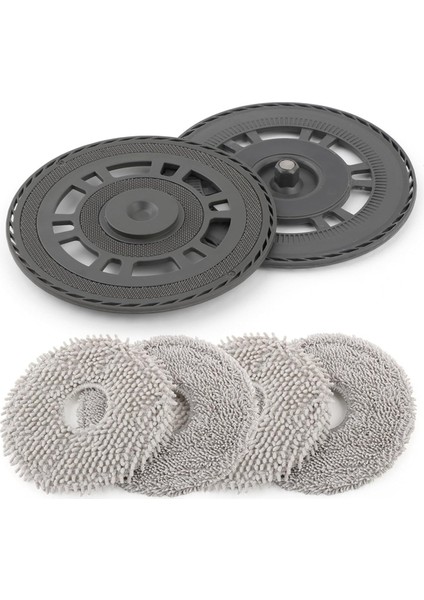 Dreame L10S Pro Ultra HEAT/L10S Ultra GEN2/X30 ULTRA/X40 ULTRA/L20 Ultra Elektrikli Süpürge Parçaları Için Yedek Tutucu Paspas Bezi (Yurt Dışından)