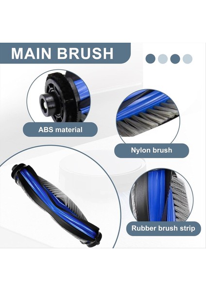 Ana Fırçalar Ecovacs Deebot Için N30 Pro Omni / N30 Omni / T50 Pro Omni / T50 Omni / T50 Max Elektrikli Süpürge Aksesuarları (Yurt Dışından) fiyatları