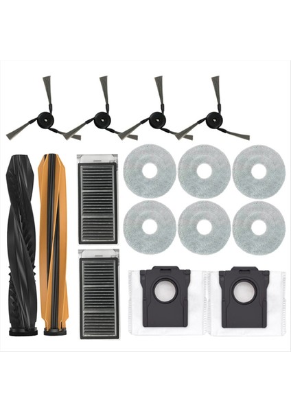 Için Dreame X50 Ana, X50SPRO Ultra, X50ULTRA Vakum Temizleyici Toz Torbaları Ana Yan Fırçası Hepa Filtre Paspas Bezi Aksesuarları (Yurt Dışından)
