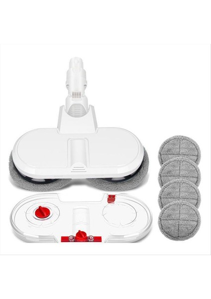 Paspas Kafası + Paspas Bezi + Su Deposu Xiaomi 1c K10 G10 Dreame V8 V9 V9B V10 V11 Xr Elektrikli Süpürge Aksesuarları Gri (Yurt Dışından)