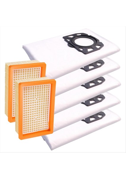 Elektrikli Süpürge Torbaları Filtre Karcher Için Wd4 Wd5 Wd6 WD5P WD6P Premium Mv4 Mv5 Mv6 Yedek Çanta Parçaları (Yurt Dışından)