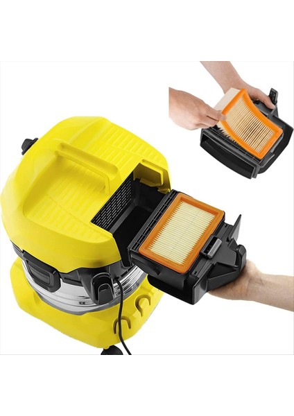 Elektrikli Süpürge Torbaları Filtre Karcher Için Wd4 Wd5 Wd6 WD5P WD6P Premium Mv4 Mv5 Mv6 Yedek Çanta Parçaları (Yurt Dışından) fırsatları