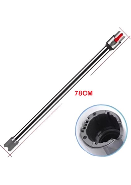 Uzatma Çubuğu Dyson V12 / V10SLIM Vakum Eki Hızlı Bırakma Katlanır Tüp Uzatma Düz Tüp (Yurt Dışından) modelleri