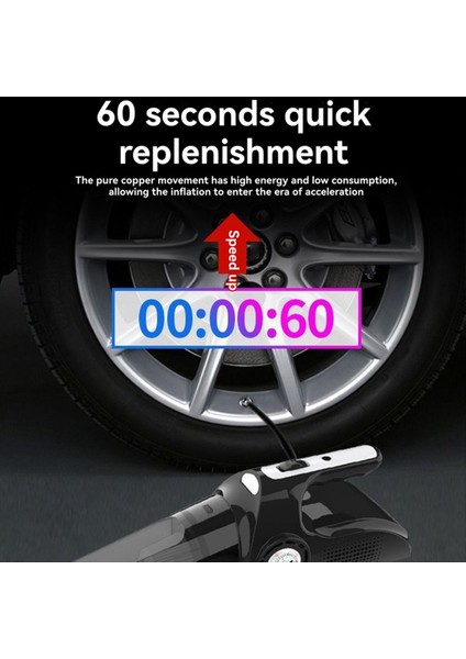 5000PA Kablosuz Araba Elektrikli Süpürge El Otomatik Mini Elektrikli Süpürge Şişme Aydınlatma Pointer Ekran (Yurt Dışından) fiyatları