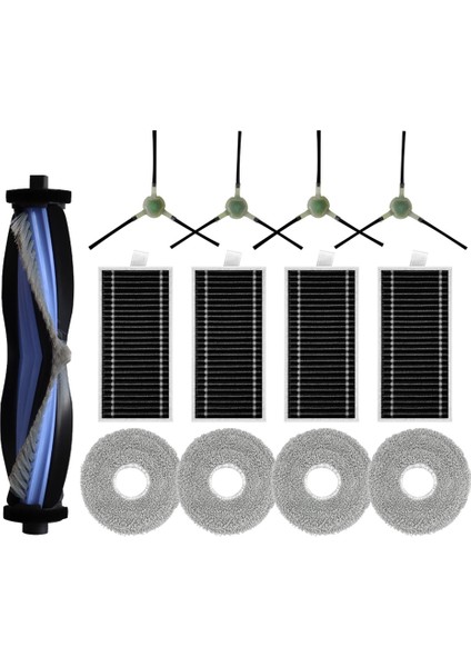 Lefant M3 Ana Yan Fırça Filtresi Paspas Parçaları Aksesuarları Robotlu Süpürge Kitleri (Yurt Dışından)