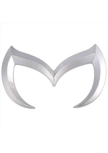 Silver Evil M Logo Amblem Rozeti Mazda Için Çıkartma Tüm Model Araba Gövde Arka Gövde Çıkartma Sticker Isim Plakası Dekor Aksesuarları (Yurt Dışından)