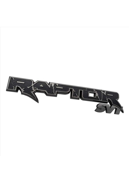 2x Araba Arka Gövde Amblemleri Raptor Svt Amblem 3D Logo Bagaj Kapağı Ford F150 2009-2014 Için Yedek Çıkartmalar (Siyah+Gri) (Yurt Dışından) modelleri