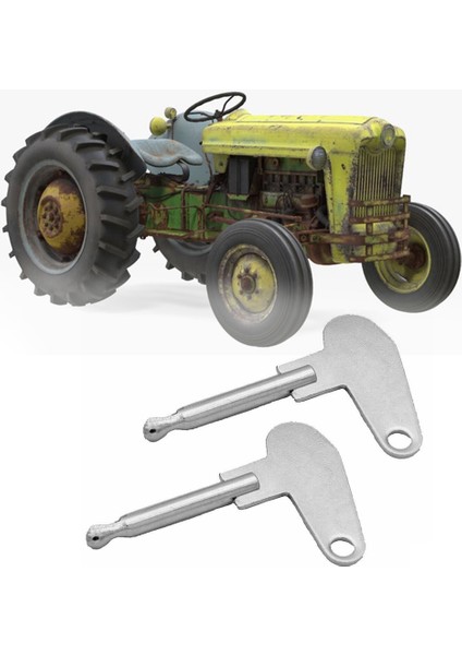 2x Ateşleme Tuşları Traktör Traktör Vintage Exkavatör Kamyonu Ateşleme Kilit Anahtarı (Yurt Dışından) modelleri