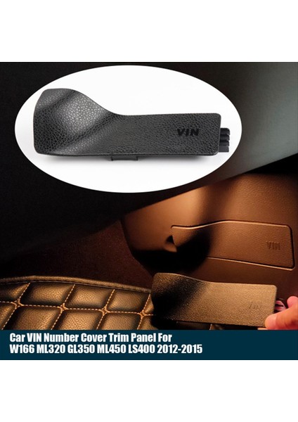 Araba Çerçeve Numarası Vin Kapak Trim Paneli Mercedes-Benz W166 ML320 GL350 ML450 LS400 2012-2015 Post Koruma Slayt Kapakları A (Yurt Dışından) modelleri