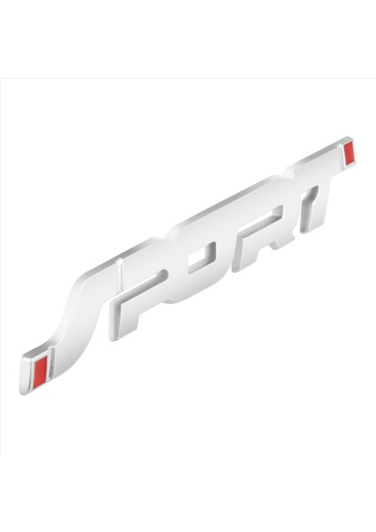 Sport Logo Amblem Araba Gagası Çamurluk Rozeti 3D Sticker Metal Çıkartma Aksesuar Gümüş (Yurt Dışından) fiyatları