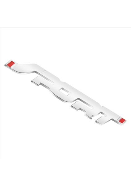 Sport Logo Amblem Araba Gagası Çamurluk Rozeti 3D Sticker Metal Çıkartma Aksesuar Gümüş (Yurt Dışından) modelleri