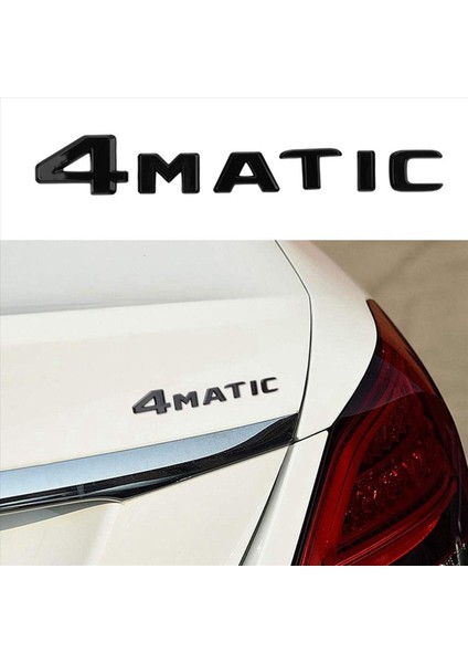 2x 4matik Siyah Otomatik Gövde Kapı Çamurluk Tampon Rozeti Çıkartma Amblemi Yapışkan Bant Çıkartması Mercedes-Benz Için Yedek (Yurt Dışından) fiyatları