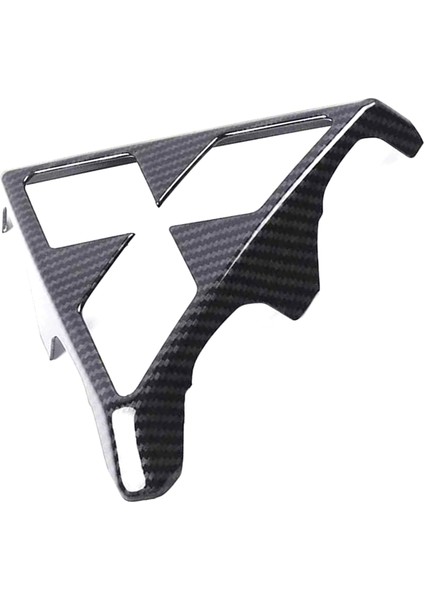 Mitsubishi Eclipse Cross 2018 2019 Araç Ön Izgara Merkezi Logo Çerçevesi Merkez Panel Kapak Döşeme Sticter Karbon Fiber (Yurt Dışından) modelleri