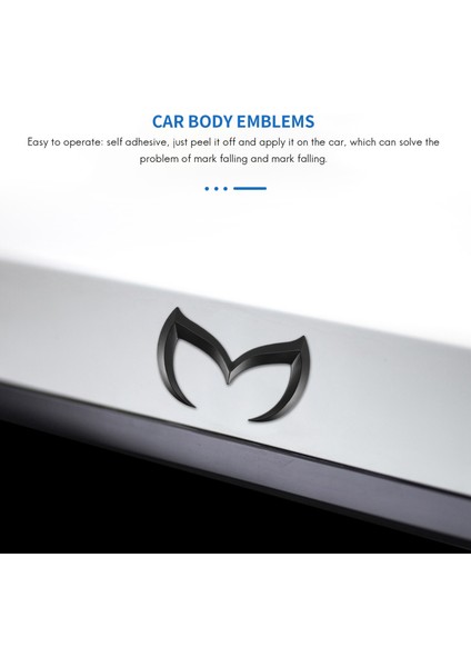 Siyah Evil M Logo Amblem Rozeti Mazda Için Çıkartma Tüm Model Araba Gövdesi Arka Gövde Çıkartma Etiketi Isim Dekoru Dekor Aksesuarları (Yurt Dışından) fiyatları