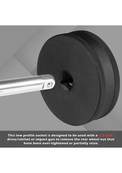 Arka Tekerlek Aks Somunu Soket Aracı 60MM Manuel Araç Motosiklet Modifikasyonu Için Tekerlek Somunlarını Çıkarır (Yurt Dışından) indirimleri