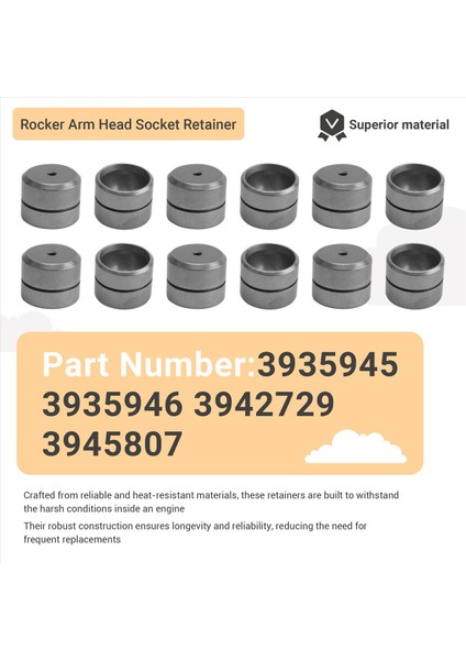 Rocker Arm Kafa Soketi Tutucu 3935945 3935946 3942729 3945807 Cummins 2003-2018 Dodge Ram 2500 3500 3500 (Yurt Dışından) fırsatları