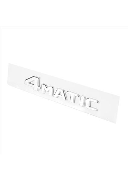 4matik Gümüş Otomatik Gövde Kapı Çamurluk Tampon Rozeti Çıkartma Emblemi Yapışkan Bant Çıkartması Mercedes-Benz Için Yedek (Yurt Dışından) modelleri