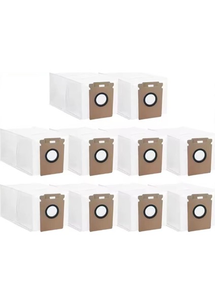 10 Adet Için Fit Roborock H60 Hub Ultra Vakum Toz Torbaları Aksesuarları Parçaları Robotlu Süpürge Yedek (Yurt Dışından)