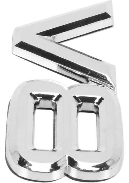 3x 7 5x3 5cm Otomatik Araba V8 Çıkartmalar 3D Krom Çıkartma Rozeti Amblemi (Yurt Dışından) fırsatları
