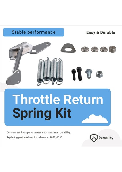 Karbüratör Gaz Kesme Return Springs Kit 2083 6056 Holley Için Uygun 2300 2305 4150 4160 (Yurt Dışından) fırsatları