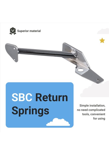 Karbüratör Gaz Kesme Return Springs Kit 2083 6056 Holley Için Uygun 2300 2305 4150 4160 (Yurt Dışından) indirimleri