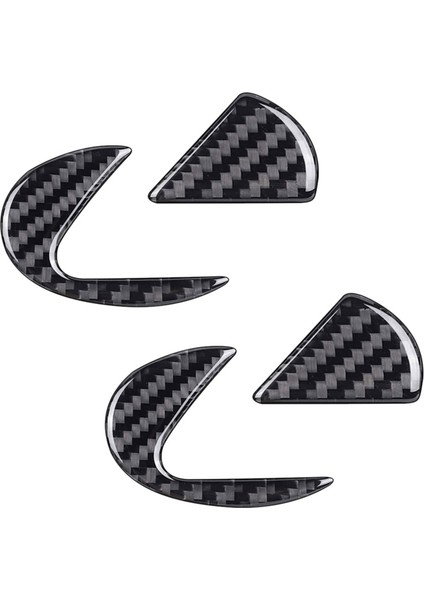 Lexus Için 2x F Sport Gs Es Rx Nx Karbon Fiber Direksiyon Simidi Amblem Çıkartma Çıkartması (Yurt Dışından)