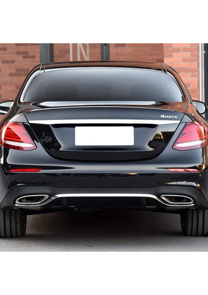 2x 4matik Gümüş Otomatik Bagaj Kapı Çamurluk Tampon Rozeti Çıkartma Emblemi Yapışkan Bant Etiketi Mercedes-Benz Için Değiştirme (Yurt Dışından) modelleri