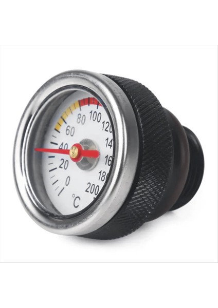 M20X1 5 Motosiklet Yağ Göstergesi Yağ Sıcaklık Gösterge Motoru Sıcaklık Gösterge Aksesuarları Haojue Için TR300 X350 Siyah (Yurt Dışından)