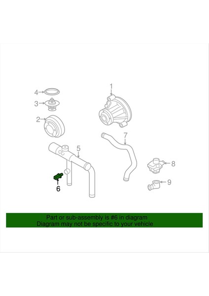 3F1Z-12A648-A Yeni Motor Soğutucu Silindir Kafa Sıcaklık Sensörü Ford Lincoln Mazda &amp Mercury (Yurt Dışından) indirimleri