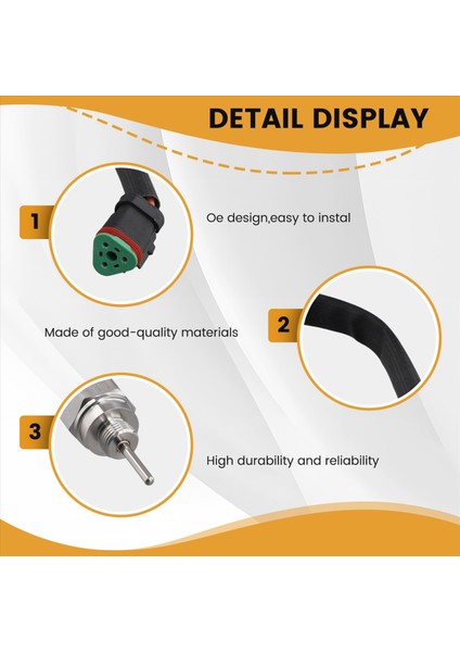 Yükleyici Ekskavatör Buldozer Için Sıcaklık Sensörü 3E-8700 Buldozer 966/844/330/325L 3E8700 3e 8700 (Yurt Dışından) indirimleri