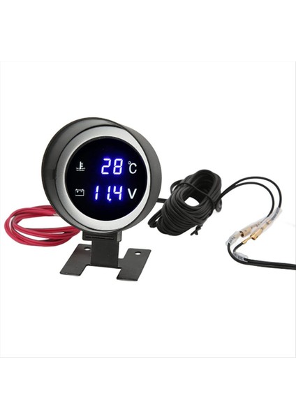 Dc 9-36V Araç Su Sıcaklığı Göstergesi Voltmetre Araç Motorları Su Sıcaklık Voltajı 2in1 Metre Su Sıcaklığı Sensörü (Yurt Dışından) modelleri