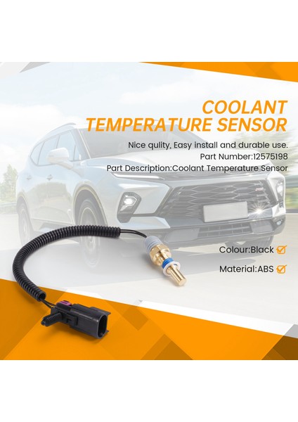 12575198 Ascender Bravada Envoy Trailblazer Için Radyatör Soğutucu Sıcaklık Sensörü 2002-2005 (Yurt Dışından) fırsatları