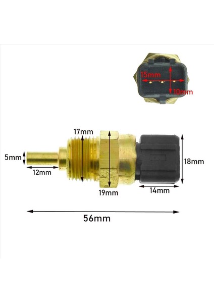 2x Otomatik Parçalar Motor Soğutucu Sıcaklık Sensörü Hyundai Kıa 2000-2015 39220-38030 (Yurt Dışından) indirimleri