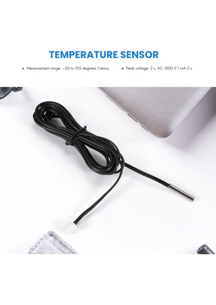 2 M Ntc Termistör Sıcaklık Sensörü Su Geçirmez Prob Teli 10 K% 3950 Siyah (Yurt Dışından) modelleri