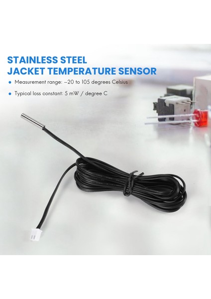 2 M Ntc Termistör Sıcaklık Sensörü Su Geçirmez Prob Teli 10 K% 3950 Siyah (Yurt Dışından) indirimleri