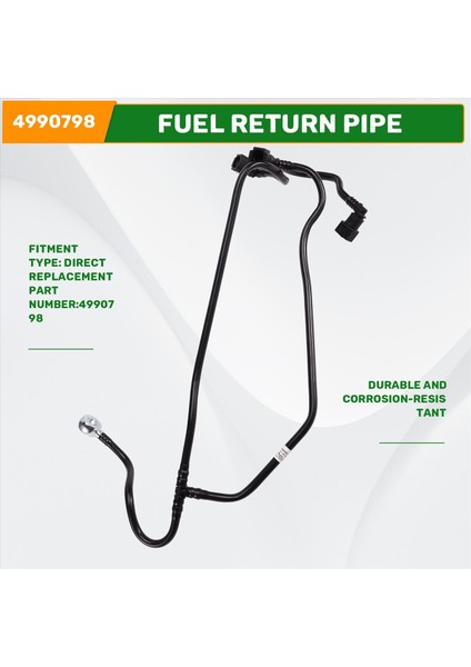 4990798 Yakıt Tahliye Tüpü Foton Dodge Cummins Motor Isf2 8 Isf3 8 Için Yakıt Dönüş Borusu (Yurt Dışından) fırsatları