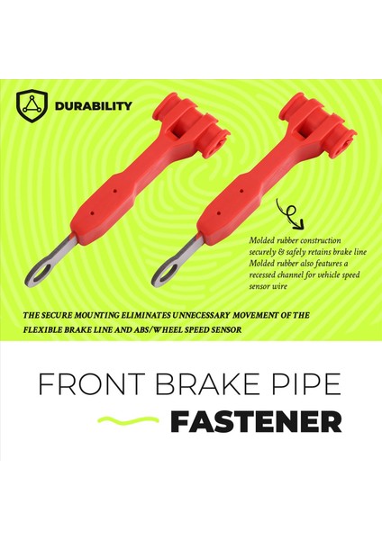 1101255 Ön Fren Hattı Ankraj Fren Hortumu Braket Ayırıcı Jeep Wrangler Jk Jl Sınırsız 2/4 Kapı Kırmızı (Yurt Dışından) indirimleri