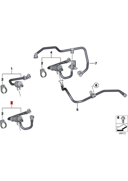 13907636154 Bmw Için Boru ile Yakıt Deposu Havalandırma Valfi 1 2 3 4 5 6 7 &#39 X3 F25 F30 F34 13902366607 Boru Hattı Yakıt Tankları (Yurt Dışından) fiyatları