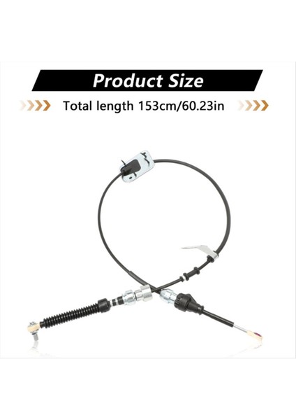 Toyota Corolla Matrisi 1 8l 2003-2008 33820-02030 33820-02362 Için Otomatik Şanzıman Vites Kontrol Kablosu (Yurt Dışından) modelleri