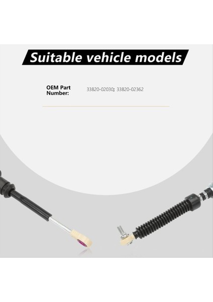 Toyota Corolla Matrisi 1 8l 2003-2008 33820-02030 33820-02362 Için Otomatik Şanzıman Vites Kontrol Kablosu (Yurt Dışından) fırsatları