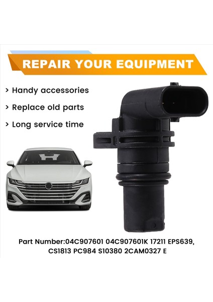 04C907601 Audi A3 Quattro A4 Volkswagen Beetle Passat Için Motor Eksantrik Mili Konum Sensörü 13-20 04C907601K 17211 EPS639 (Yurt Dışından) indirimleri