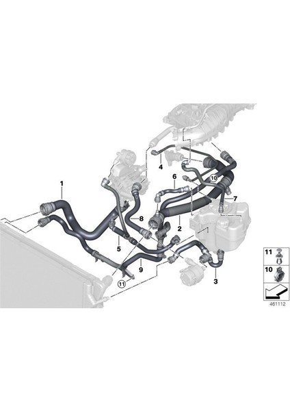 17128677245 Bmw 4 Serisi Gc Cabriolet (F33) Coupe (F32) Soğutucu Radyatör Borusu Için Araba Intercooler Soğutucu Hortumu (Yurt Dışından) fırsatları