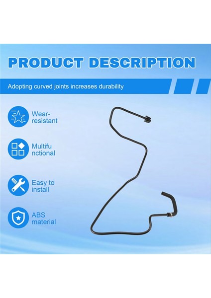 Araç Motor Radyatör Soğutucu Hortum Boru Rezervuarı Hortumu Hortum 8V2Z-8B081-B CN118C012AA Ford Fiesta 2011-2019 (Yurt Dışından)