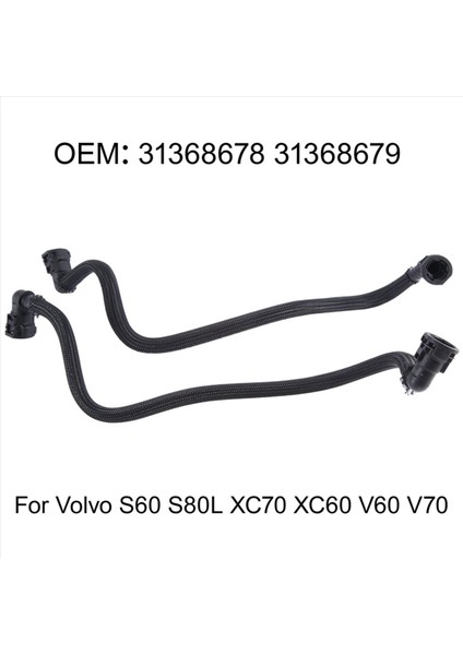 1paır Aracı Şanzıman Yağı Boru Dalga Kutusu Yağ Boru Volvo S60 S80L XC70 XC60 V60 V70 31368678 31368679 (Yurt Dışından) fırsatları